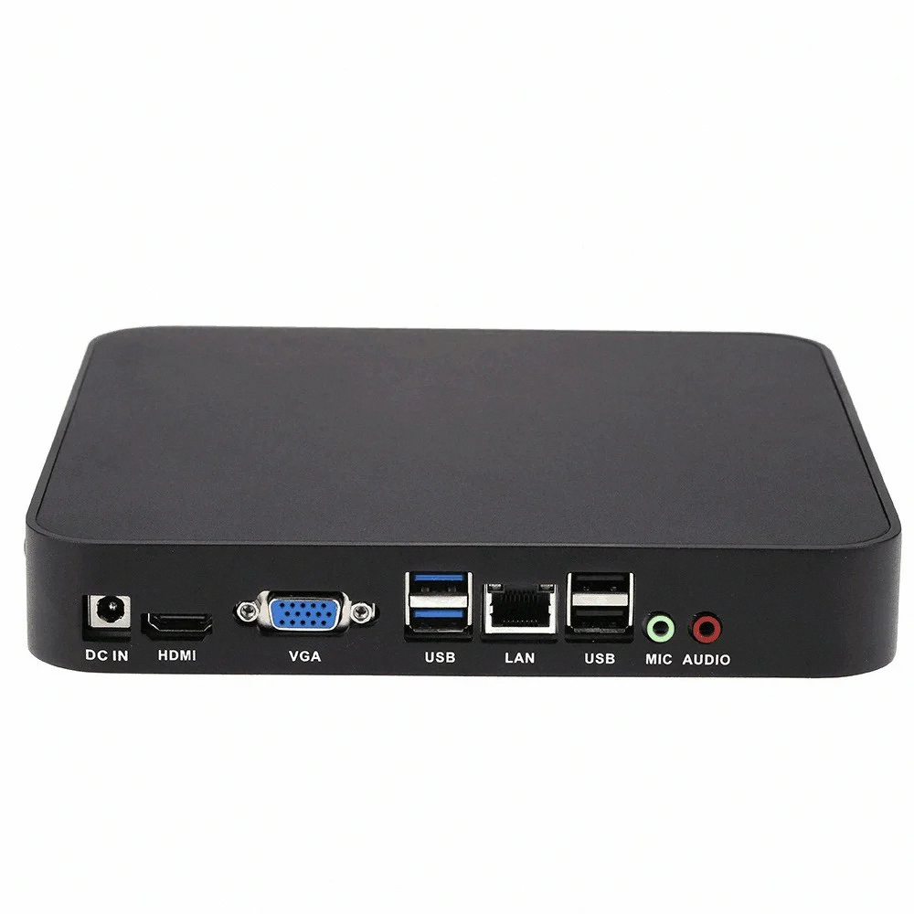 Mini PC Computer Factory Outlet Ce-leron 1037U Win10 Linux NUC Barebone Office Server Business Minipc Small Desktop