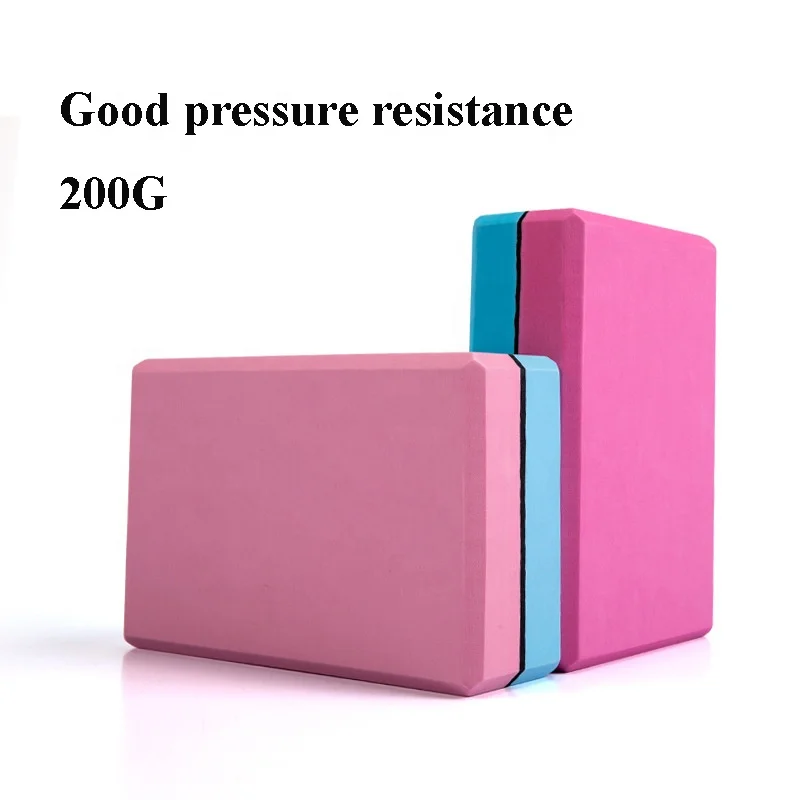 Custom Logo Workout Fitness Brick Multi Color High Density Premium Anti Slip Friendly Foam Eva Yoga Block