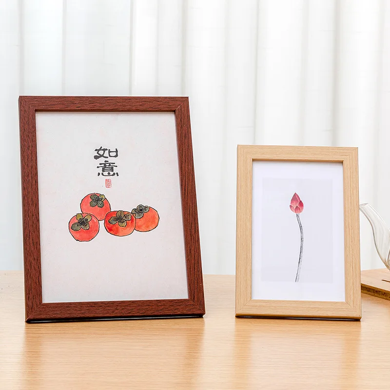 Amazon Hot Sale A1 A2 A3 A4 White Photo Frame Art Frames Wooden Picture Frames For Home Decor