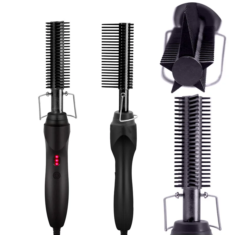 
Top quality comb hair curling iron hair straightener electric hot comb custom hot comb electric 
