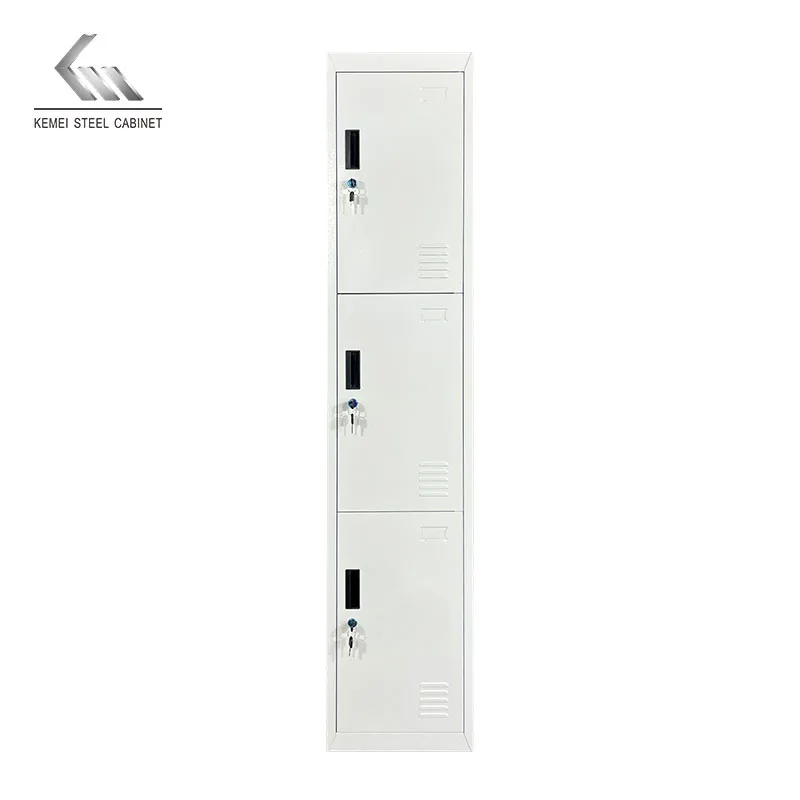Double tier single two 2 Door Metal Steel Gym Locker with Lock Staff Work Clothes Locker Storage School steel Locker Cabinet