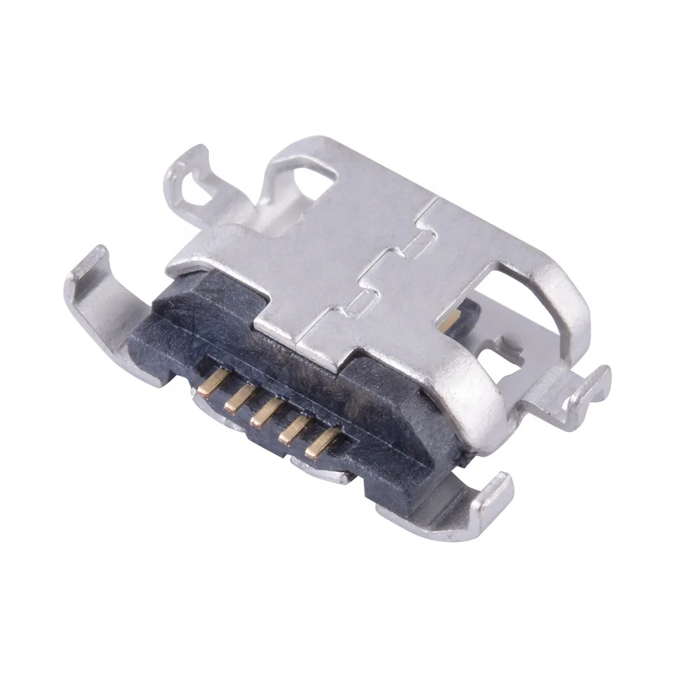 Micro USB 5pin B Type Female Connector Sink 1.3mm Micro USB Jack Connector 5 pin Charging Socket