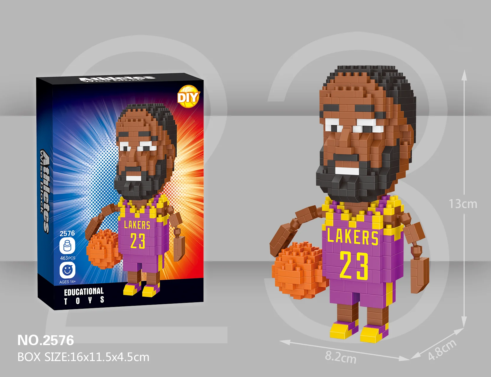 Micro Basketball Player Harden Curry James Kobe Mini Building Blocks Action Figure DIY Educational 3D Model Toys For Kids