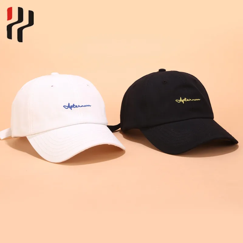 6 Panel Custom Logo Men Embroidered Baseball Hat, Cheap Baseball Cap Plain distressed dad  cap casquette