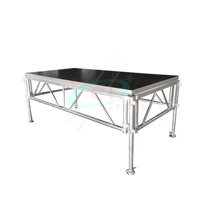 1.22M*2.44M portable Aluminum Stage Platform With Different Height
