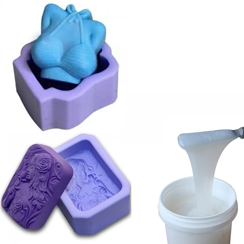 
100% Safe RTV Silicone Rubber Mold Making rtv 2 liquid silicone rubber 
