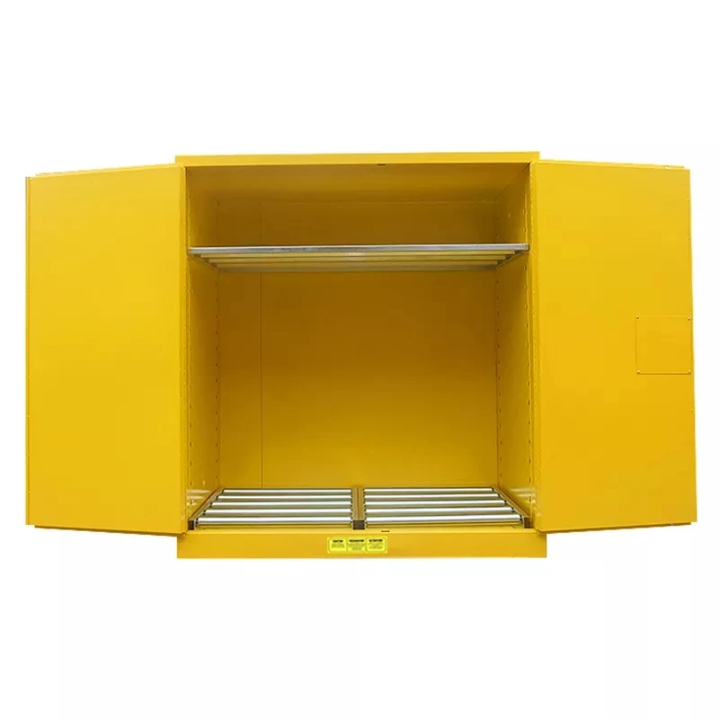 Certified 1 Vertical 200L Oil Drum 55 Gal/207L Fireproof Flammable Safety Storage Cabinet for Laboratories
