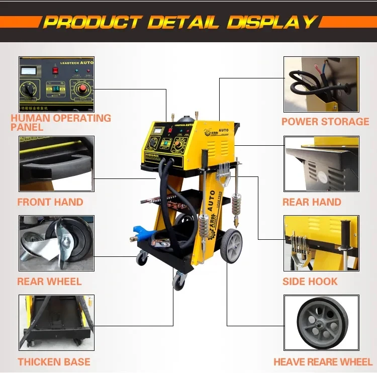 LEAD HORNET car body dent puller removing machine for steel and iron