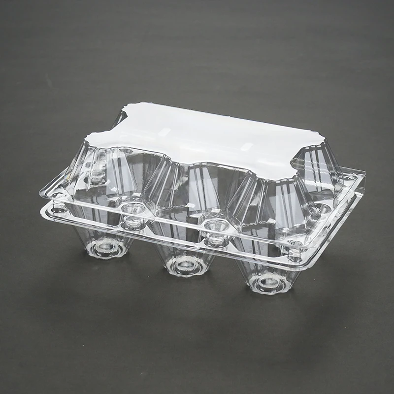 Factory wholesale 4 Holes Plastic Egg Tray High Quality Egg Holder Container