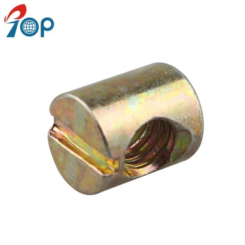 
TOP Slotted Bolt Barrel Nut For Furniture 