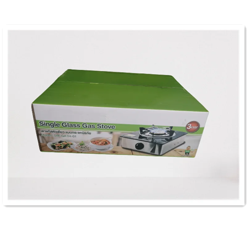 Chinese manufacturing Thailand best sell type tempered glass infrared single burner gas stove gas cooktops