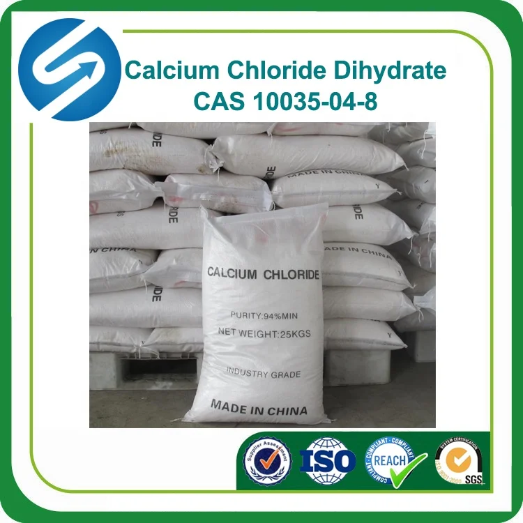 Calcium Chloride Dihydrate Calcium Chloride Dihydrate Calcium Chloride Dihydrate CAS 10035-04-8 CAS No.10035-04-8 CAS 10035048