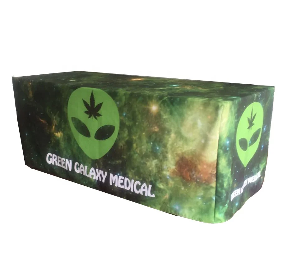 Best Selling Premium Spandex Table Cloth Stretch Table Cover For Trade Show Events Advertising