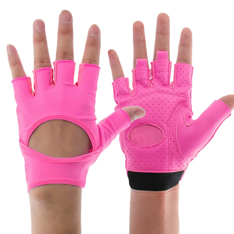 HBG 0282 Hot Selling Anti Slip Yoga Gloves for Women breathable Workout Fitness Gloves Training Weightlifting Gloves fashion