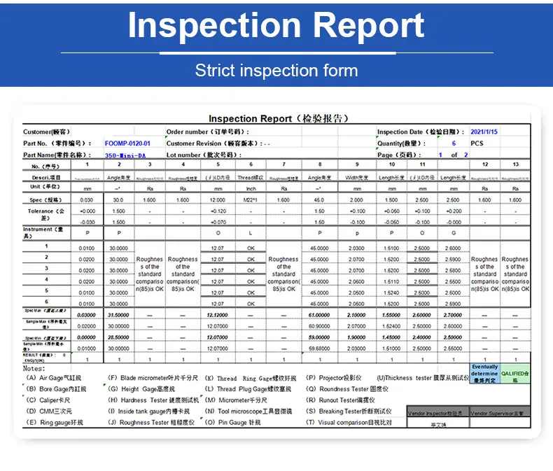 6.inspection report