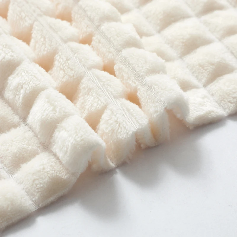 
Professional factory custom jacquard fabric knitting flannel fleece fabric 