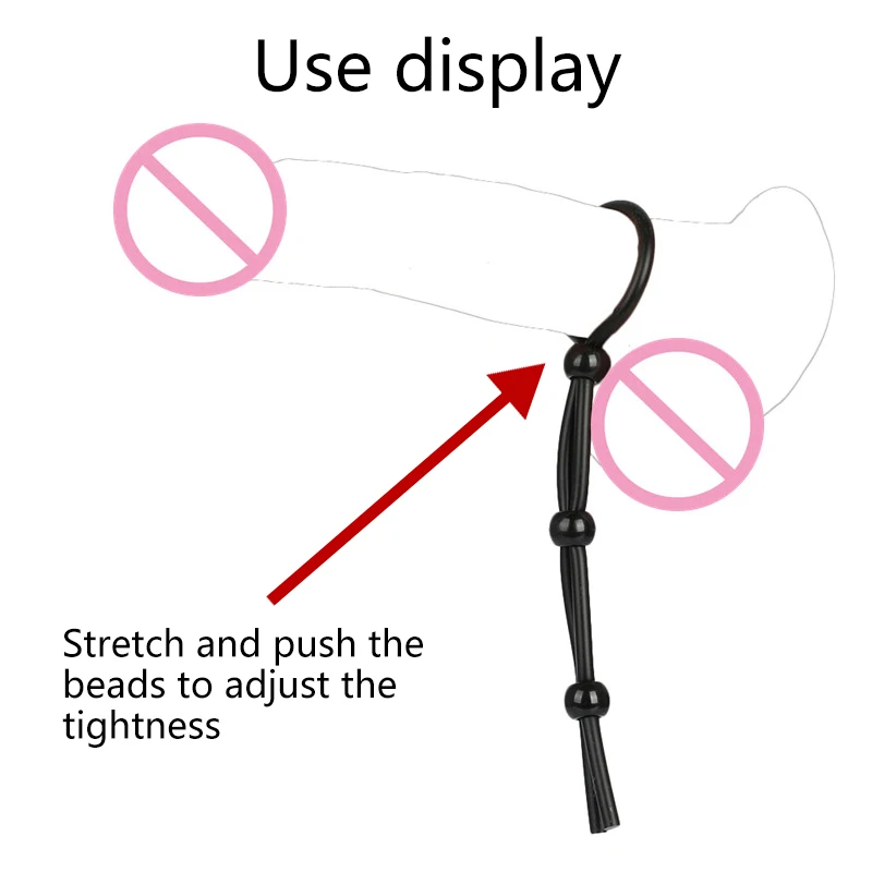 Food Grade Silicone Erotic Toy Cock Rings for Small Penis Dick Latest Sex Toys for Male Elastic Cock Ring Sets Adjustable Tools