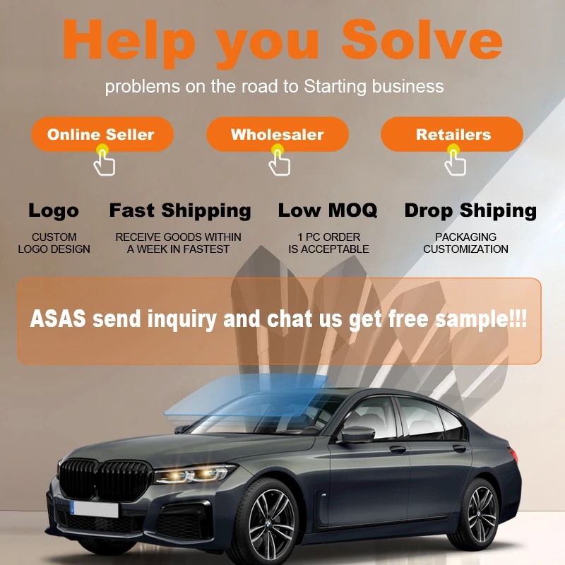 Car Tinted Window Film Heat Insulation Uv Blocking Nano Ceramic Solar Sun Control