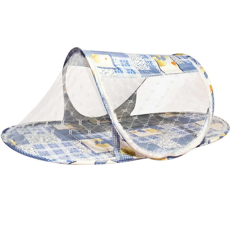 One Touch Mosquito Netting for Bed Foldable Yurt Mosquito Tent Net Pop Up for Baby Adult