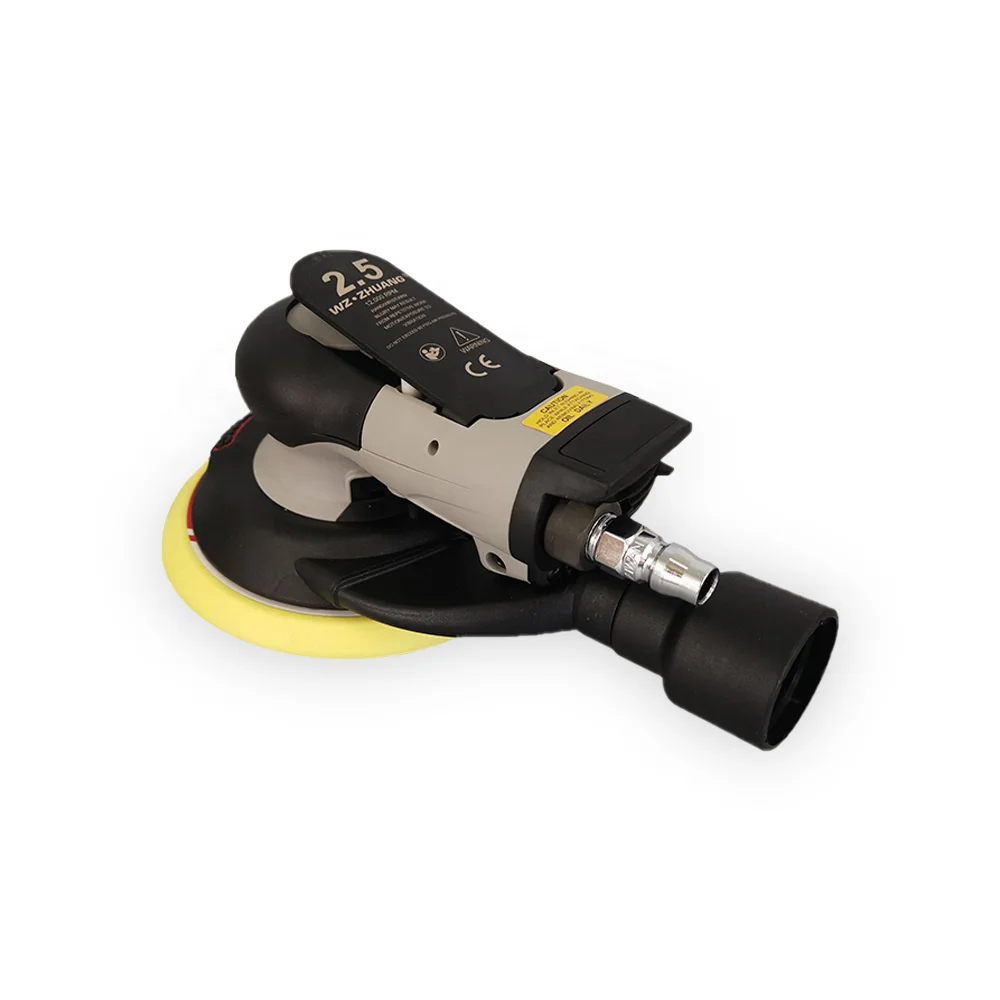 Hangzhou air tools light 6 inch dual action palm random orbital(2.5mm) sander for car body shop