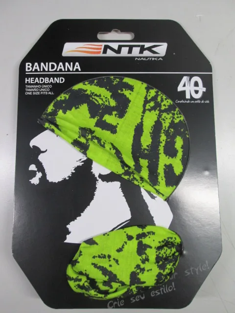 100% Polyester Outdoor Neck Gaiter Multifunctional Adult Cycling Buffs Bandana with Solid Color Style Seamless Head Scarf