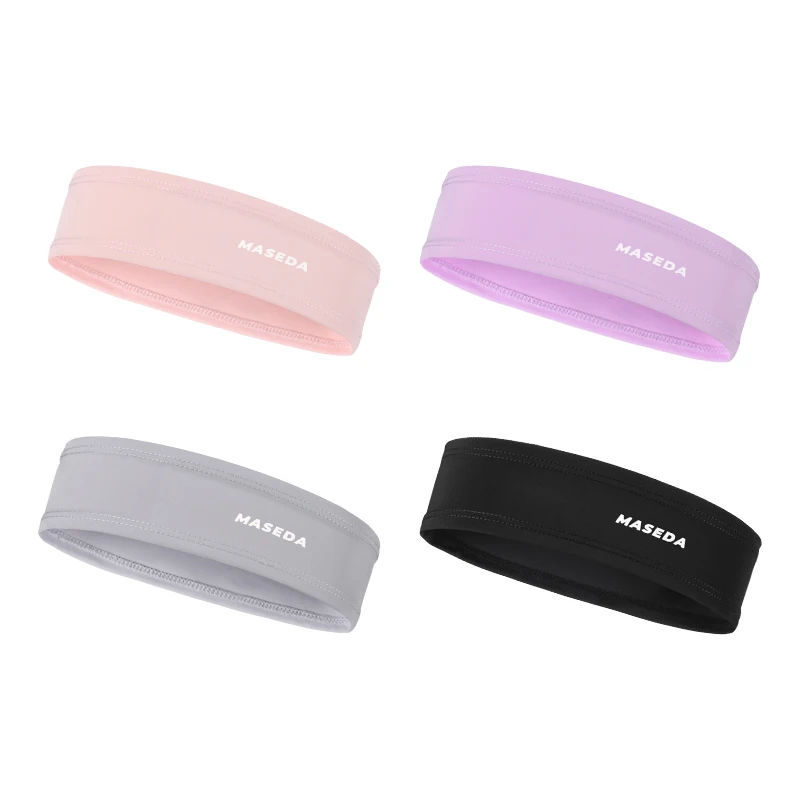 6118# Quick Drying Breathable Protective Head Brace Thinner Sweatband Colorful sports headband Elastic Sweatband