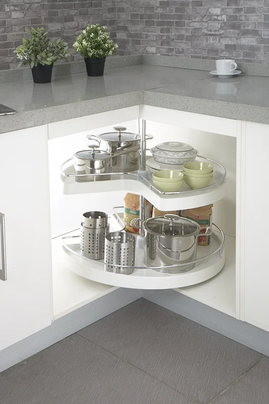 Kitchen Magic Angle 270 Degree Rotating Storage Basket
