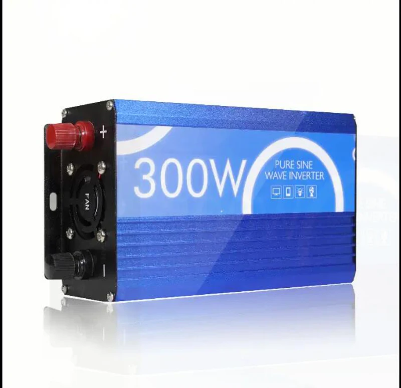 High Quality multi function 12v 24v 48v Dc To Ac 110v 220v 300W Pure Sine Wave Car Home Inverter Solar Power Inverter Generator