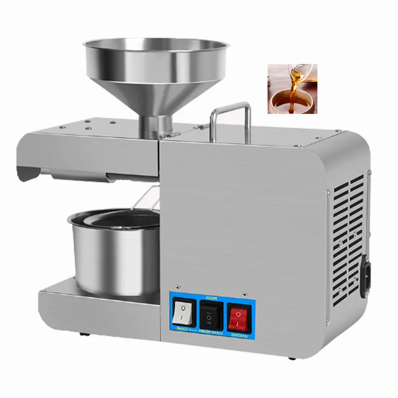 Reliable Brand 110V60HZ 220V50HZ Olive Oil Presser Equipment Peanut Pressing Extractor Of Sesame