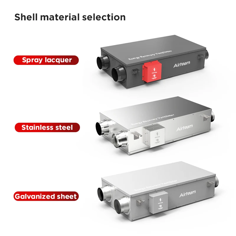 Bidirectional flow ventilator roof supply fresh air system mechanical ventilation
