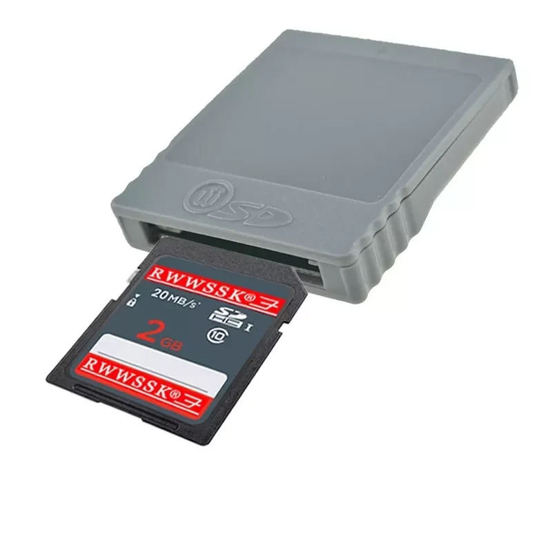 SD Memory Flash Card Reader Converter Adapter for Nintendo Switch Wii NGC Console
