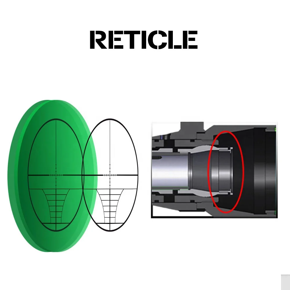 Ohhunt SFP 6-24x50 IR Optic Scope Wire Reticle Red Green Illuminated Shockproof Optical Hunting Sights