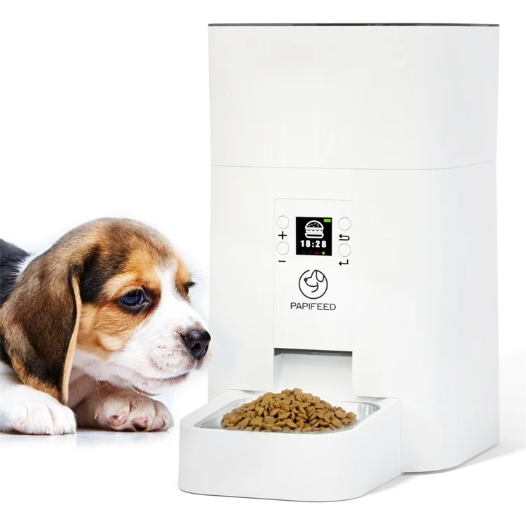 Автоматическая кормушка для кошек с ЖК-дисплеем и Wi-Fi