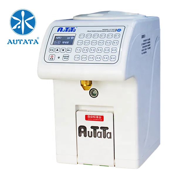 AUTATA Commercial Automatic Bubble Milk Tea Shop Equipment Syrup Fructose Dispenser Machine  with 24 Buttons LF-6LS