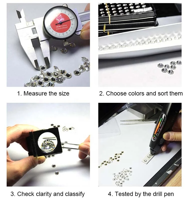 Cazy GH White 5x5mm Princess Cut Moissanite VVS1 Stone Loose Gemstone GRA Moissanite