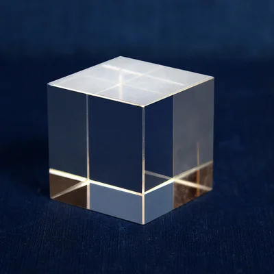 Honor of Crystal Customized 3D Laser Engraving Clear Blank Optical K9 Glass Block Crystal Cube