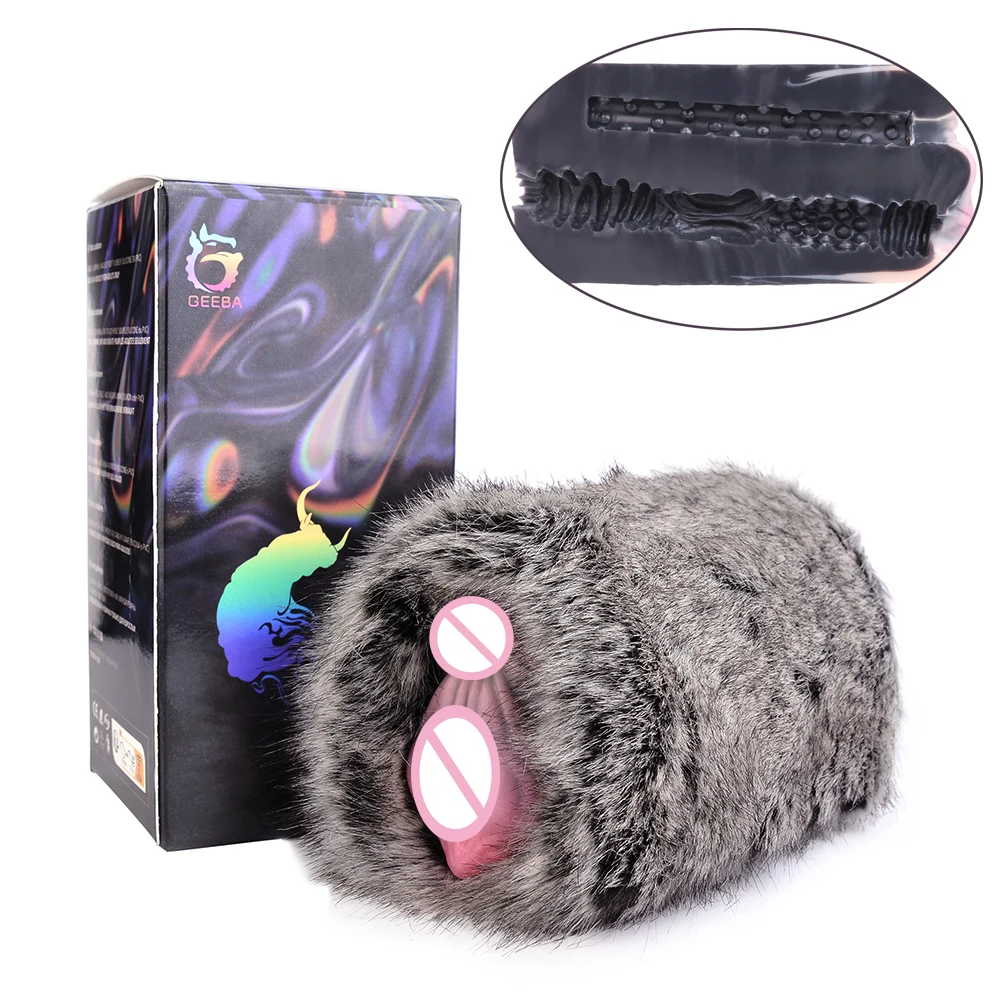 Masturbation Cups Sex Dolls Plush Sex Toys for men Liquid Silicone 600g 17cm 4styles Novelty Simulation Dogs Horse Animal Vagina