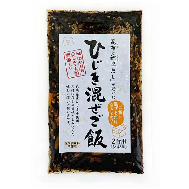 Японский вкусный экстракт водоросли hijiki рис с хлопьями Бонито