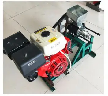 High efficiency mini type 4-5.5kw/6-8HP corn puffing rice snack Extruder machine rice / corn granule hot air puffer