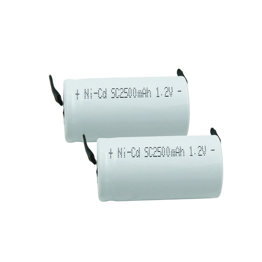 Аккумуляторная батарея SC2500mAh 1 2 V NICD для домашнего хранения энергии игрушек лодок тележек гольфа