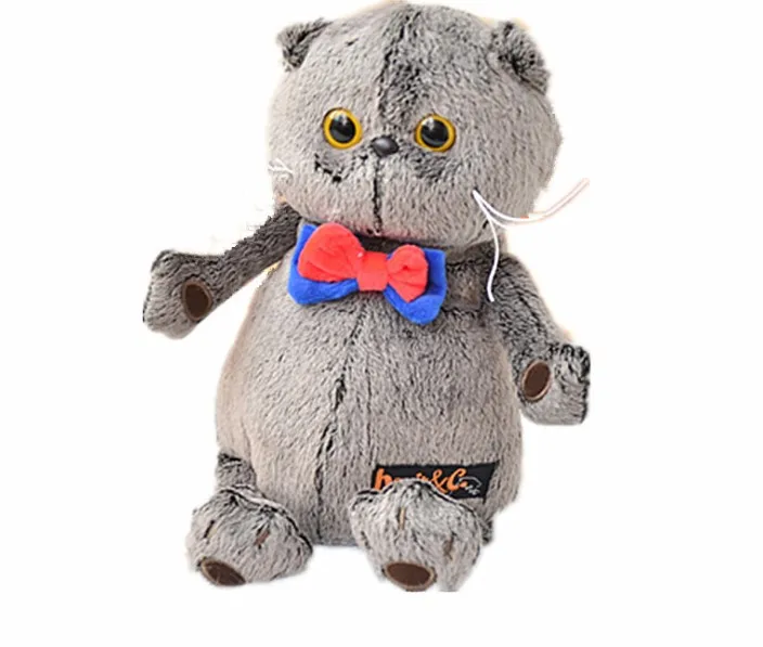 Cat Pillow Cute Cat Washable Short Plush Cushion