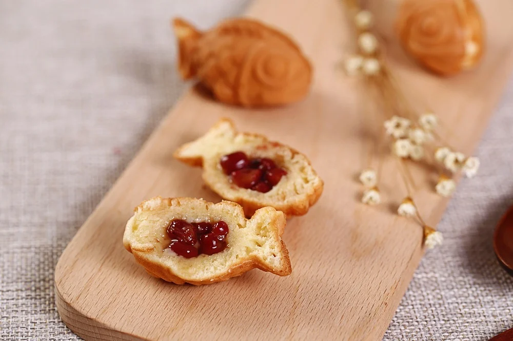 Commercial 700-800/h walnut shaped cake machine