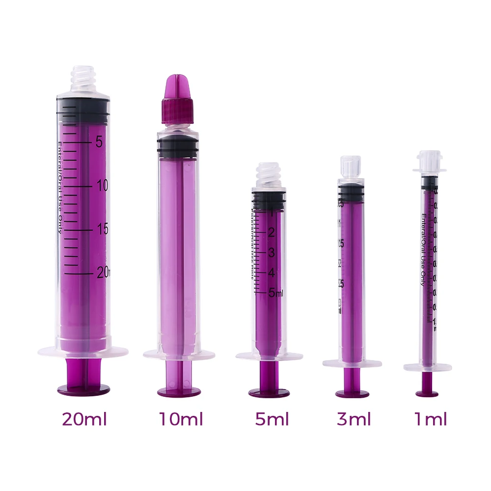 KDL High Quality Disposable  1ml 2ml 3ml 5ml 10ml 20ml Oral Feeding Syringe