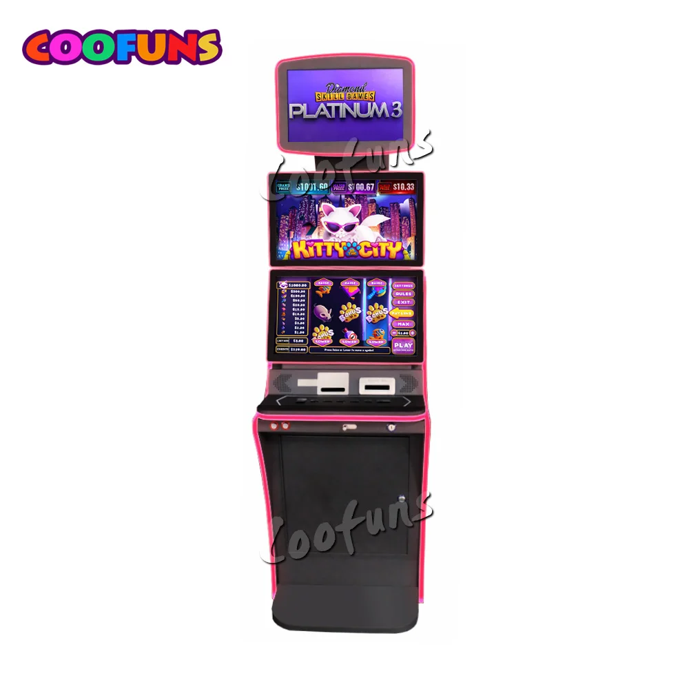 Factory Price Triple Screen Complete Cabinet Electric Gaming Machine for Software Company