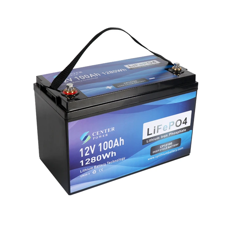 Self Heated LiFePO4 100Ah 12V Lithium Iron Phosphate Battery for RV, Marine