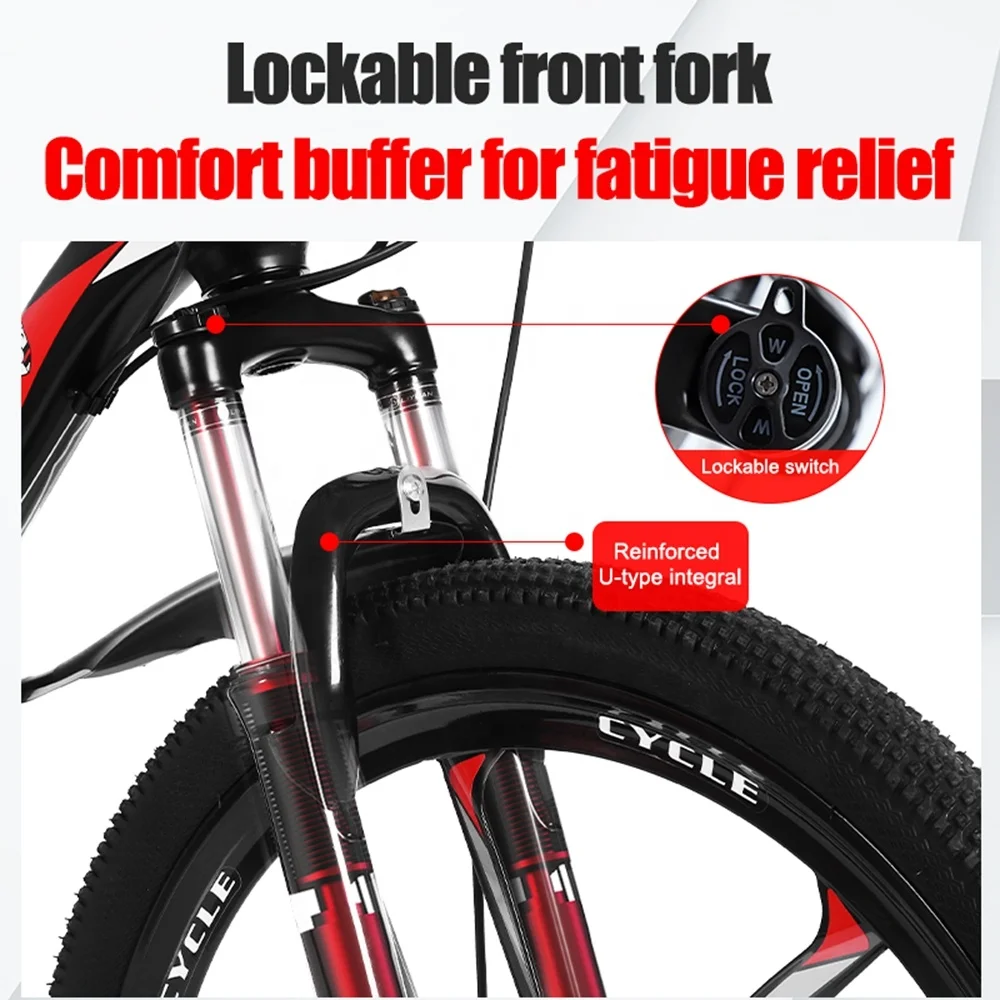 Jienate China Top 10 Mountain Bicycle Adult Racing Cycling aro 29 Bike High Tensile Steel  Mountainbike Front Suspension Bikes