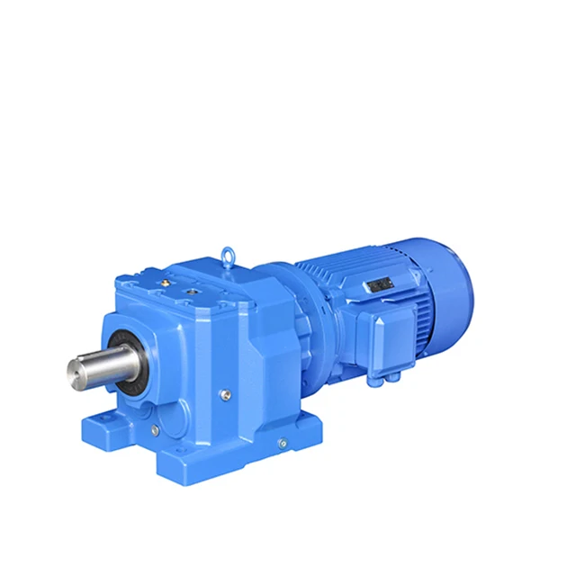 high quality R Engine Gearbox Speed Reducer helical gearbox 12 volt motor and gearbox 5 hp gear motor gear reducer