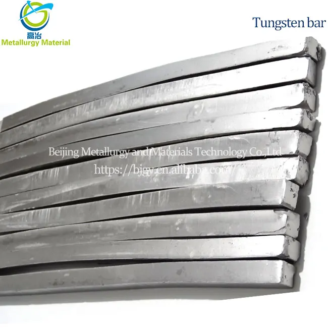 99.95% tungsten bar 17 * 17 * 450mm diameter 20mm tungsten bar vertical melting refined high-purity tungsten bar in stock