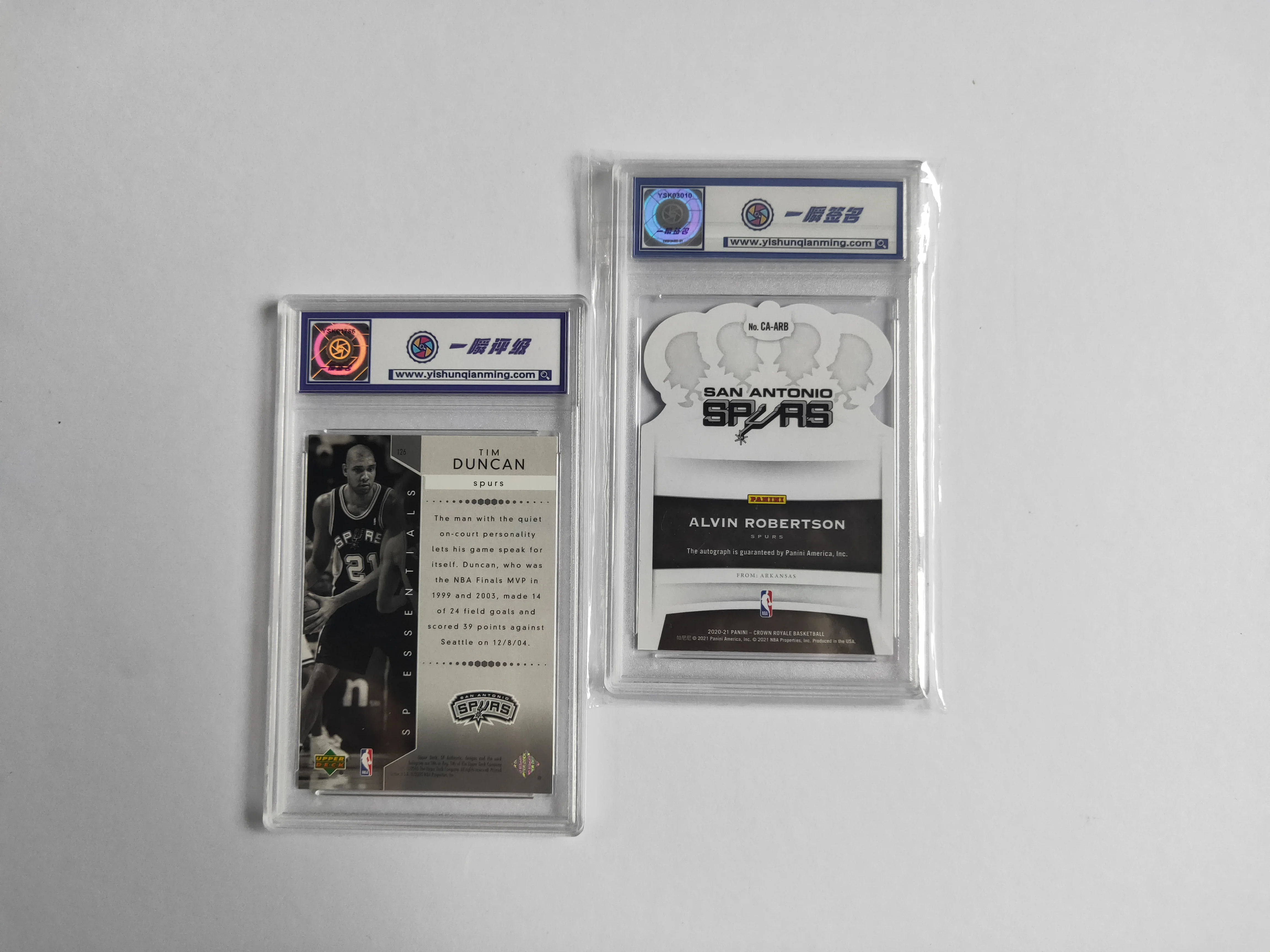 Plastic Custom Grading Card Holders PSA/ Beckett/ CROWN ROYALE BASKETBALL Card Case Graded Card Slab