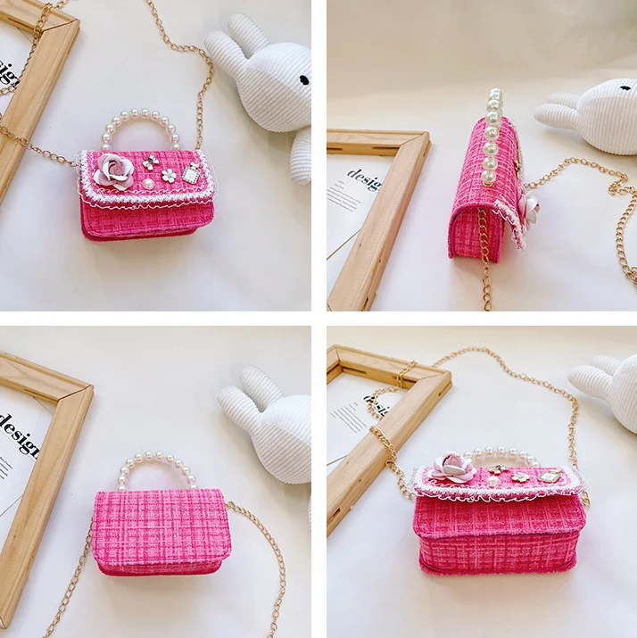 2023 kids designer bag Mini Lovely Purse And Handbag For Little Girls Designer Cross Body Bag